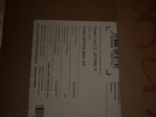 Cybex priam lux - js, pire